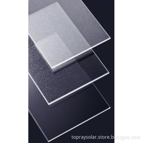Low Iron Tempered Solar Glass